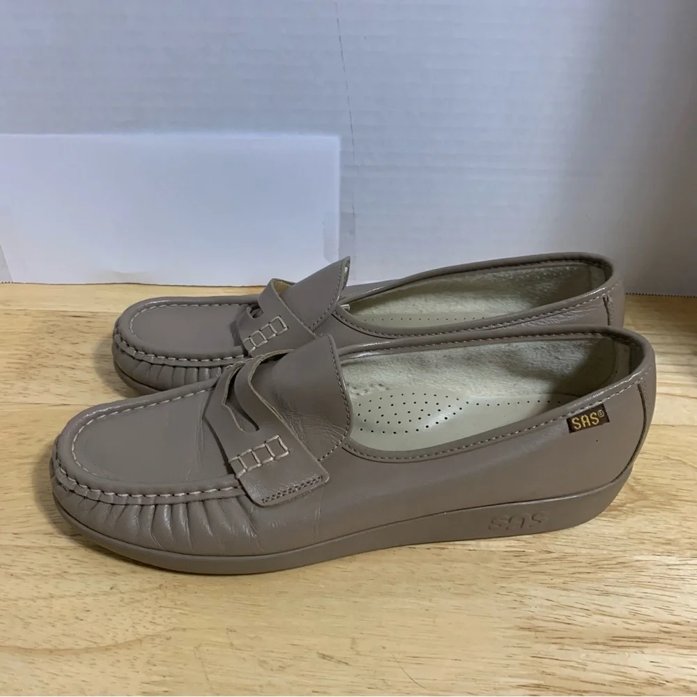 SAS Classic Mocha Women's Genuine SAS‎ Comfort Shoes Made In USA Size 8.5